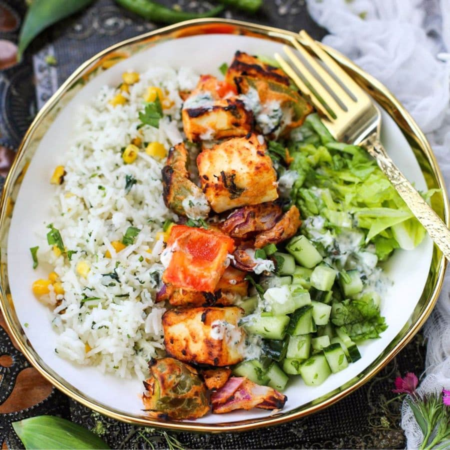 Paneer Protein Rice Bowl